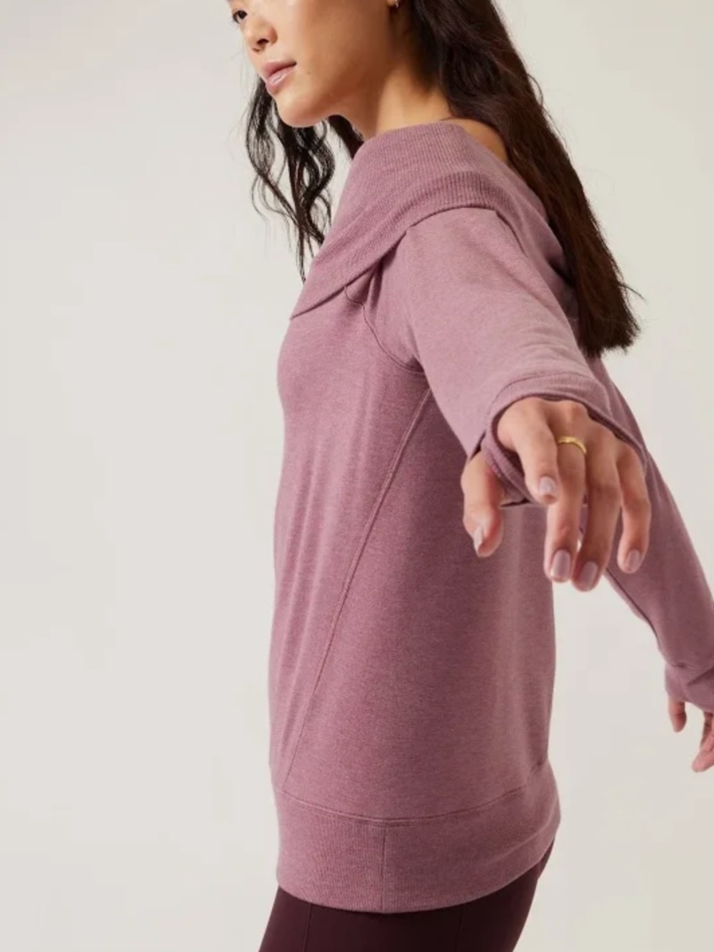 Athleta studio barre sweatshirt - Picture 3 of 8